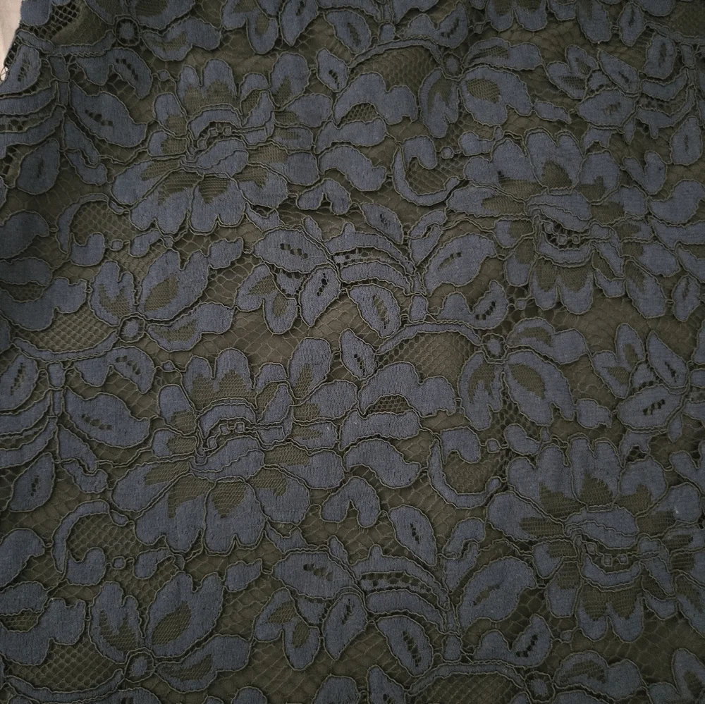 Tahari Navy Lace Dress - Picture 4 of 12